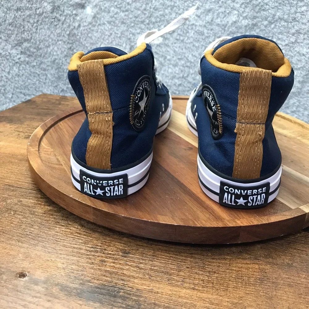 Converse Chuck Taylor All Star High Street Mid Top Sneakers M 7 W 9 Navy Canvas